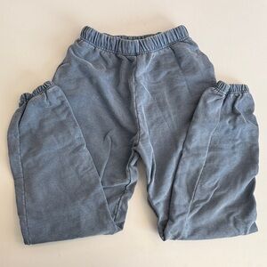 “Girl Knows All” Blue Elastic Waist Sweatpants Woman’s Size Small